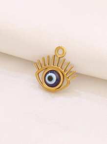 2 件不锈钢邪眼吊坠配件，配珍珠天然石 18K 镀金眼饰，适用于 DIY 珠宝制作用品配件 - 吊墜 - 查看 12