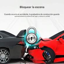 Cámara de reversa para auto con pantalla HD de 4.3" y triple lente, cámara frontal, trasera e interior con visión nocturna, grabación en bucle, sensor de movimiento y detección de colisiones, dash cam para coche, cámara DVR de coche con gran angular, grabación simultánea 3 en 1, cámara de seguridad vehicular con soporte para tarjeta microSD hasta 32 GB (opcional), cámara de vigilancia para automóvil, cámara de auto con pantalla LCD, cámara para carro con visión trasera y frontal, cámara de manejo con visión nocturna y sensor G, cámara para estacionarse, sistema de asistencia de estacionamiento, grabación continua con encendido automático, cámara para auto con visión interior para chofer y pasajeros, dashcam Full HD 1080p, cámara de tablero para carro, cámara triple para coche particular, taxi o cámara antirrobo para auto, grabadora de conducción con audio, cámara con gran cobertura y fácil instalación. - Gris - Ver 4