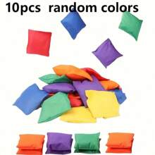 10pcs/18pcs 2.16 Inch Small Bean Bags, Colorful Toss Bags For Outdoor Games, Beach Entertainment, Tossing Games, Back To School, Halloween, Thanksgiving, Christmas