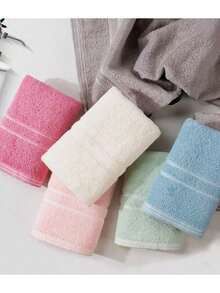 3pzs Toallas Suaves de Uso Facial 60x120cm, De Cabello, De Baño, De Camping, De Spa, De Viaje Y De Hotel, super absorbentes. - Multicolor - Ver 5