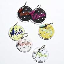 定制棒球亚克力包挂饰 - 时尚运动背包、包包配件，适用于包包、钥匙扣、行李牌，是送给情侣、朋友和宠物的理想礼物，也是生日礼物、儿童惊喜礼物、返校季完美配饰，精致浪漫，包包及行李箱包，定制包包配件，新年魅力