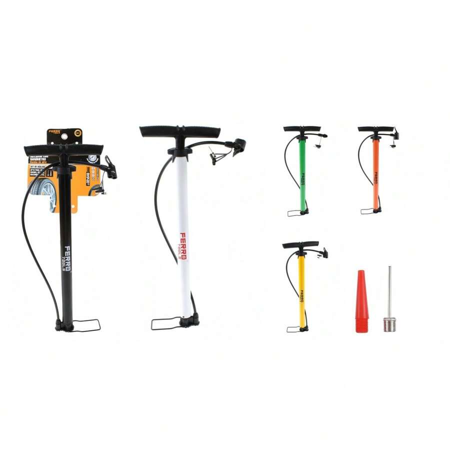 Bicycle Pump/ Bicycle Pumps/ Hand Pump/ Stand Pump/ Random Color/ Tire Inflation/ Cycling Equipment/ Inner Tubes And Tires - Random 35x59 cm - View 1