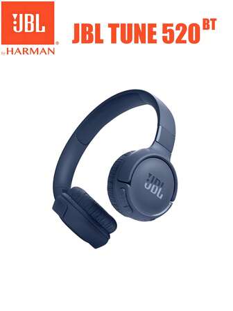 JBL JBL Tune 520BT - Kabellose On-Ear Kopfhörer, bis zu 57 Stunden Akkulaufzeit und Schnellladung, leichtes, bequemes und faltbares Design, Freisprechanrufe mit Sprachsteuerung