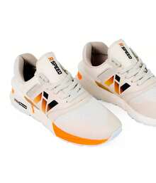 Men's Sneakers, Sports, Casual, Basic, Lightweight, Comfortable, Gym, Running, Walking - Beige - View 4