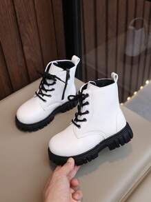 Classic Boots, Comfortable Non-Slip Soft Sole Children's Boots, Boys Girls Outdoor Campus Student Boots, Knight Short Boots