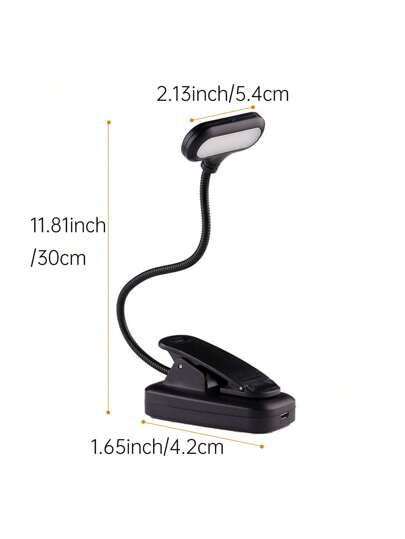Yogle 1pc LED Vloer Lamp, Reading Lamp [120 LEDs, Modes 3000K 6000K 10 Brightness Settings] Dimmable Bureau Flexible Gooseneck, Living Room, Bedroom, Office view 9