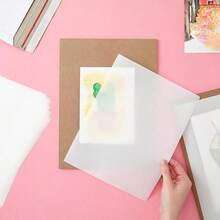 100 Pack Glassine Paper Sheets For Artwork, A4 Vellum Paper, Vellum ...