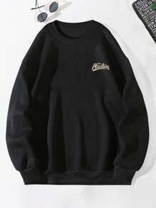 男士休闲圆领卫衣 | 户外山地帐篷图案风景艺术 | 街头风必备单品 | 适合春秋季日常轻便穿着