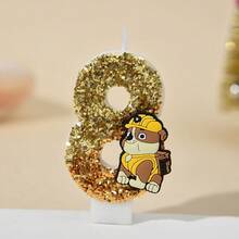 Świeca z cyframi 0-9, słodka, trójwymiarowa postać z kreskówki Psi Patrol, wtyczka do tortu urodzinowego, dekoracja na prezent