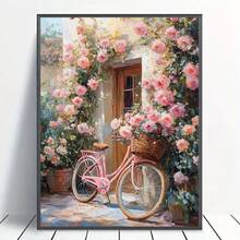 1 Stück Diamantmalerei ohne Rahmen - 5D Rundes Diamantdesign | bunte Wandkunst | Kreatives, entspannendes DIY-Handwerk | Ideales Urlaubsgeschenk | Enthält komplettes Werkzeug | Modisch geeignet für Anfänger, Basteldekoration, Geburtstags- und Urlaubsgeschenke