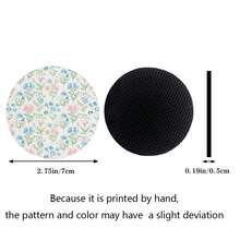 2 件装汽车杯架杯垫，防滑防震通用时尚车载杯垫，插入式内饰配件，派对礼物 - 均碼2pcs - 查看 4