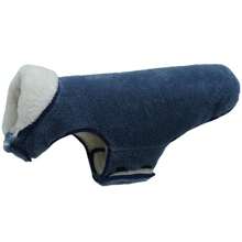 Metglad 双面羊毛狗狗冬季外套，防风保暖狗狗夹克背心，小型/中型/大型犬宠物服装 - 酒紅色 - 查看 9