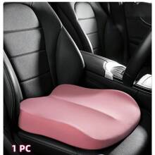 1pc/2pcs Super Soft Memory Foam Car Seat Cushion - Ergonomic Seat Pad For Car Seats, Office Chairs, Lab Stools, Wheelchairs, Airplanes, Office Desks, Computer Chairs
