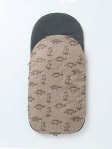 1 sac de dormit pentru cărucior pentru bebeluși, căptușit cu fleece, rezistent la vânt, impermeabil, gros, husă de picioare pentru cărucior pentru sugari, echipament esențial pentru bebeluși, unisex pentru nou-născuți, accesorii pentru cărucior în aer liber