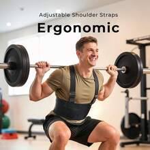 Men Women Lumbar Support Belt, Adjustable Compression Sports Waist Brace For Work, Gym Training, Running, Cycling & Multi-Sport Activities - Black - View 8