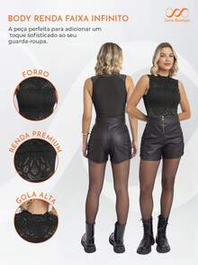 Women Bodysuits - màu đen - Xem 3