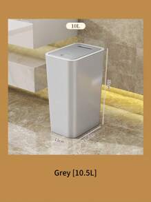 Luxury Trash Can With Lid, Large Size For Home, Bathroom, Kitchen Use Kitchen Items Kitchen Accessories Kitchen Tools - Multicolor - View 18