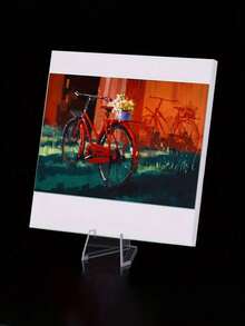 10/20 piezas Soportes de exhibición de caballete ajustable de acrílico transparente - Diseño triangular para un soporte seguro de tarjetas, uso doméstico y comercial, elegante y duradero para tarjetas deportivas, versátil para exhibir artículos pequeños, construcción duradera y resistente, perfecto para minorista, hogar y oficina, soportes de exhibición de acrílico