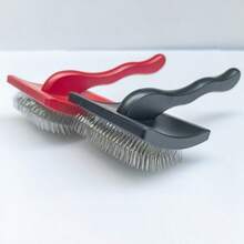 2 Stücke Entwirrbürste für Hunde & Haustier Kamm, Professionelle Hundegrooming Bürste (Goldendoodles, Pudel, Labradoodles) mit extra langen Borsten zum effektiven Entfernen von Knoten, Verfilzungen und Flocken