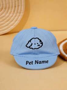 Customizable Name Pet Sun Hat, Adjustable Dog Sunhat With Cartoon Dog Embroidery Pattern - Suitable For Small Cats And Dogs, Outdoor UV Protection Waterproof, Multiple Colors Available Ornamental,Engraved Stylish,Fashion,Colorful,Vintage,Cute,Contracted,Cuties Custom,Unique,Customized,Personalized Pet For Anniversaries,For Birthdays, Hat Accessories - Multicolor - View 23