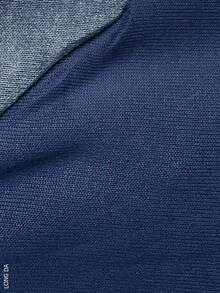 Conjunto de pants deportivo y casual para hombre, colores lisos con franja grande en la parte frontal, sin estampados, tela de poliéster, algodón y spandex, apto para temporadas de primavera y verano. pants de ajuste regular con bota semi-entubada, talle de cintura natural, bolsillos laterales funcionales con cremallera. Sudadera deportiva, cuello redondo con capucha, silueta de ajuste regular, cierre con cremallera y bolsillos frontales funcionales. Muy fresco y cómodo, ideal para hacer deporte al aire libre, caminata en el parque o para ir al gimnasio. - Azul - Ver 2