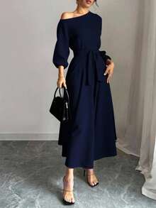 Women Jumpsuits - Navy Blue - View 3