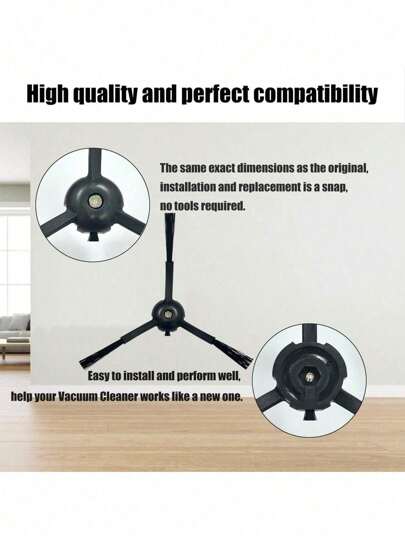 Side Brush Replacement Roborock S8 Pro Ultra, S7 Max Qrevo, Qrevo Slim, Series Of MaxV/S7/Q7Max/Q8 Max/S8/Q7/Q5/S6/S5/S4/E5/E4/E3/E2 Robot Stofzuiger Cleaner view 6