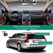 1 pieza, Cámara de salpicadero frontal, trasera y interior, Cámara de salpicadero de 3 lentes para automóviles, Cámara DVR para automóviles Full HD 1080P con grabación en bucle, Cámara para automóvil, Pantalla de 2 pulgadas, Tarjeta SD no incluida - Negro - Ver 8