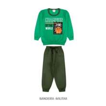 Boys' Fleece Tracksuit Set / Boys' Winter Set - 綠色 - 查看 1