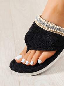Ladies Indoor Bedroom Slippers With Non-Slip Soles, Open-Toed Sandals In Summer, Memory Foam Slippers.