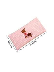 1 Stylish Self-Closing Glasses Bag - Soft And Portable Stylish Geometric Pattern Glasses Case, Five Colors Available, Suitable For Men And Women | Durable And Stylish, Protective Glasses, Suitable For Travel, Outdoor Activities, Commuting, Back To School, Vacation, Shopping, Couples, Daily Use, Back To School Gifts, Teacher Gifts, Holiday Gifts, Couple Gifts, Souvenirs