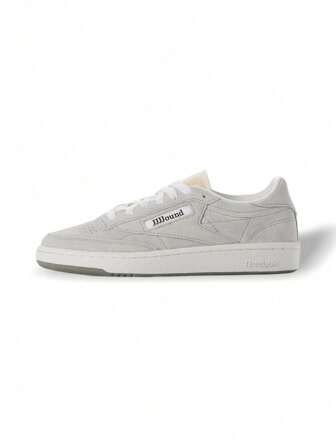 Reebok Club C 85 Men's Sneakers Gold Grey Premium Leather, Signature Collaboration, Everyday Comfort And Versatile Style 100073318