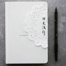 Openwork Lace Scrapbook DIY Decoration Material Paper Random Delivery - White - View 4