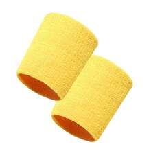 1 Set Outdoor Sports Sweatband & Wristband, Unisex Wrist Band Gym Football Sports Protective Gear Sweat Wristband Men Outdoor- Ideal For Yoga, Fitness, Tennis, Basketball, Jumping Rope, Running, Hiking, Cycling And Other Fitness Activitiesl - Multicolor - View 9