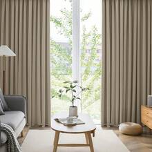 Blackout Curtains 1-Panel 2-Panel Or 4-Panel Set 99.9% Light Blocking Drape Suitable For Small Windows UV Protection Thermal Insulation Shape Memory Foam Machine Washable Available In Multiple Sizes And Colors Stylish Privacy Curtains - Beige - View 15