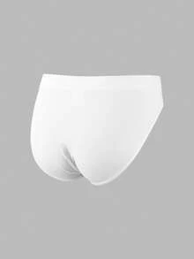 3件装男士弹性腰部舒适平角内裤 - 白色 - 查看 5