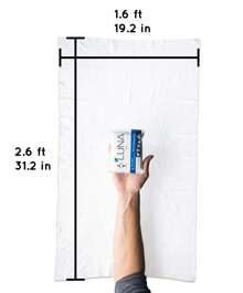 XL Wet Wipe Cleansing Body Wipes  - 3 Pack Individual Pouches - Gentle & Unscented - No Rinse Bathing And Shower Wipe - Great For After Workout, Camping, Travel, Yoga, Gym,11483093 - Watermelon Pink - View 6