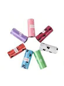 Leak-Proof Pet Waste Bags-10/20/40/50Rolls | Thick, , Odor-Control For HygienicFood & Pet Cleanup