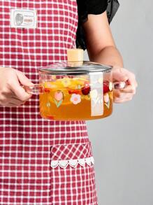 高端硼硅酸盐玻璃烹饪锅 - 仙人掌、郁金香、玫瑰图案 - 适合汤、面条、酱汁等 - 非常适合家庭和餐厅使用，适合圣诞节、感恩节、万圣节等节日 - 彩色 - 查看 6