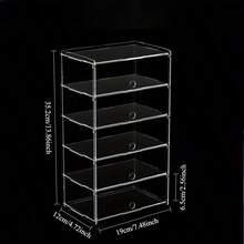 1pc Acrylic Display Rack, Organizer For RC Car Models, Sunglasses, Cosmetics, Ideal Choice For Hobbyists And Home Storage, Durable Structural Design