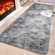1pc Soft Plush Carpet, Non-Slip Soft Carpet Mat, Very Suitable For Bedroom, Living Room, Bed Decoration