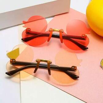 1pc Colorful Funny Duck Shaped Polycarbonate (PC) Glasses, Suitable For Birthday Party Decoration
