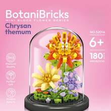 Ewige Blumen Bauklötze - Erschaffe deine Welt mit exquisiten Miniatur-Blöcken in leuchtenden Farben, ideal als Valentinstags-Geschenk, Geburtstagsgeschenk, Muttertagsgeschenk, Neujahrgeschenk, Weihnachtsgeschenk