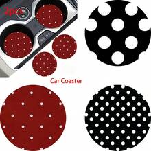 2 pezzi Sottobicchieri portabicchieri per auto, antiscivolo e antiurto, sottobicchieri per auto di moda universali, accessori per interni, regalo per feste