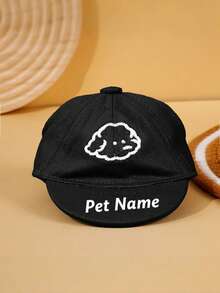 Customizable Name Pet Sun Hat, Adjustable Dog Sunhat With Cartoon Dog Embroidery Pattern - Suitable For Small Cats And Dogs, Outdoor UV Protection Waterproof, Multiple Colors Available Ornamental,Engraved Stylish,Fashion,Colorful,Vintage,Cute,Contracted,Cuties Custom,Unique,Customized,Personalized Pet For Anniversaries,For Birthdays, Hat Accessories - Multicolor - View 22