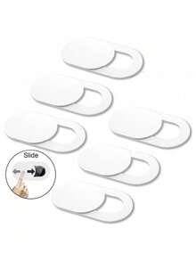 3 piezas de cubiertas de cámara autoadhesivas y deslizables para protección de la privacidad de las cámaras de productos electrónicos, decoración anti-espionaje para la escuela, sorpresa, dormitorio, decoración del hogar, decoración de la habitación, útiles escolares, decoración de pared, pegatinas de pared, pegatina