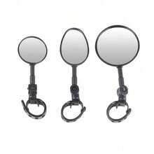 Universal Motorcycle Bike Handlebar Rearview Mirror Adjustable 360 Rotation