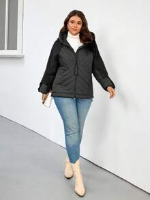 GASMAN Women's Regular Thin Cotton Hooded Jacket, Spring/Autumn