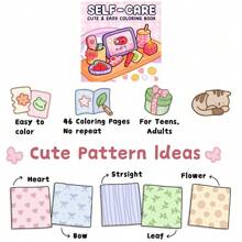 Malbuch für Erwachsene zur Entspannung und Entlastung, exquisite Momente des täglichen Lebens, Geschenkboxen, Nachmittagstee, Kosmetik und andere Bilder