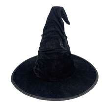 1pc Women's Halloween Pleated Witch Hat, Fun Party Costume Accessory Suitable For Halloween Cosplay And Parties Pumpkin Vampire Costume Autumn - A - View 7